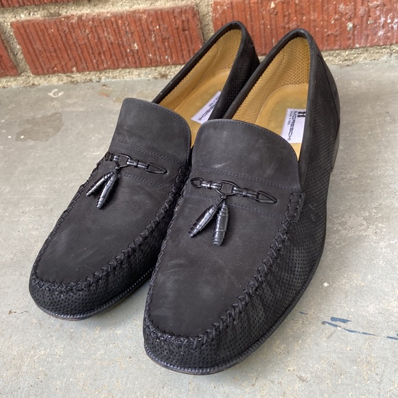 Moreschi Perforated Suede Loafers - Picture 7 of 7